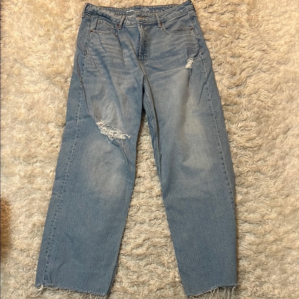 Old Navy Light Blue Wide-Leg Jeans